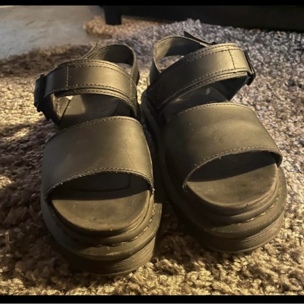 Black Strappy Sandals